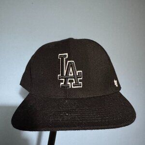 Black Dodgers Hat